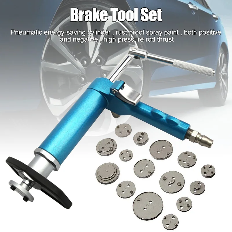 

Hot 16Pcs/Set Pneumatic Brake Pump Adjusting Tool Carbon Steel Tools Kit J99