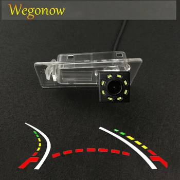 

HD Wireless Car CCD Rear Camera Fisheye 4 8 12 led dynamic Night Vision bracket waterproof For For Kia KX3 2015 Elantra 2016