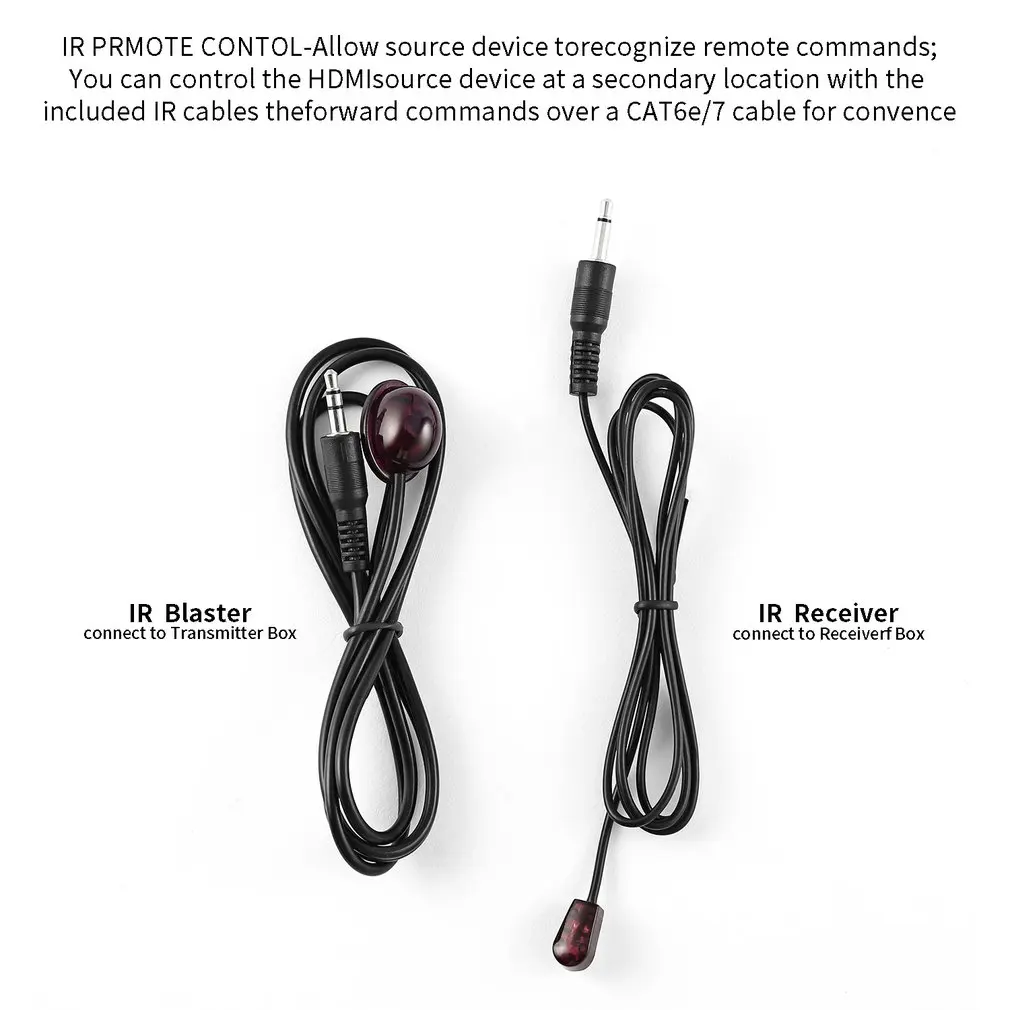 LESHP 60 м/200ft HDMI удлинитель передатчик и приемник набор двунаправленный ИК 3D HDMI петля с двойным ИК-управлением