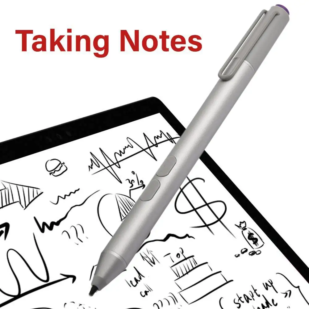 

Electronic Painting Pen For Adobe PS Microsoft Surface Go Pro5 4 3 Book Stylus Pen Aluminum Alloy Electromagnetic Stylus Pencil