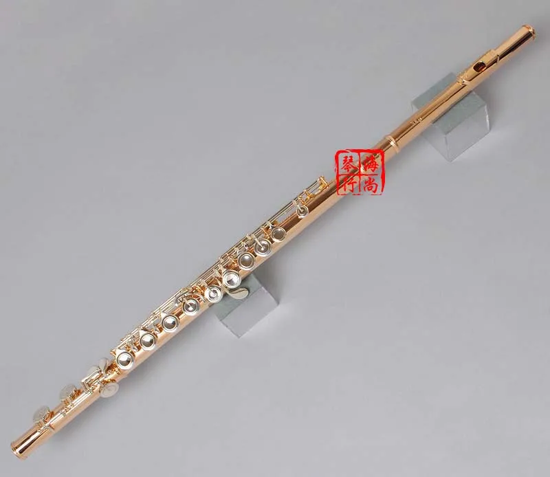 

Professional Japanese PWARL Flute PEARL-8950ES 16 Holes Key Closed C Tune With E Key Rose Gold Plated Flute Free Shipping