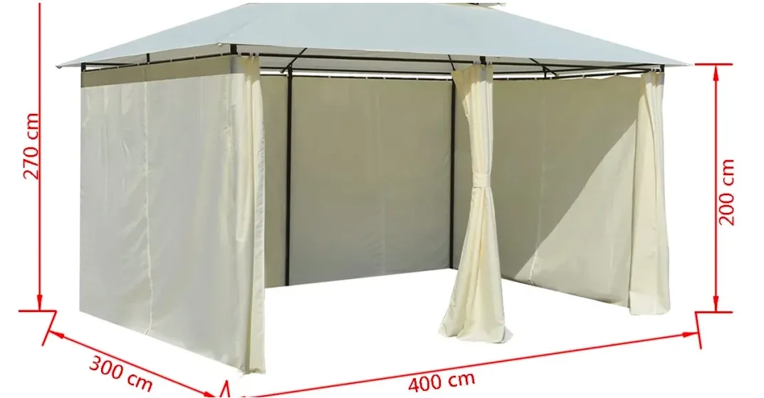 Empresario Fragua Abrazadera Toldo de jardín de 4x3 m, carpa para fiestas, acampar, bodas, fiestas de  barbacoa _ - AliExpress Mobile