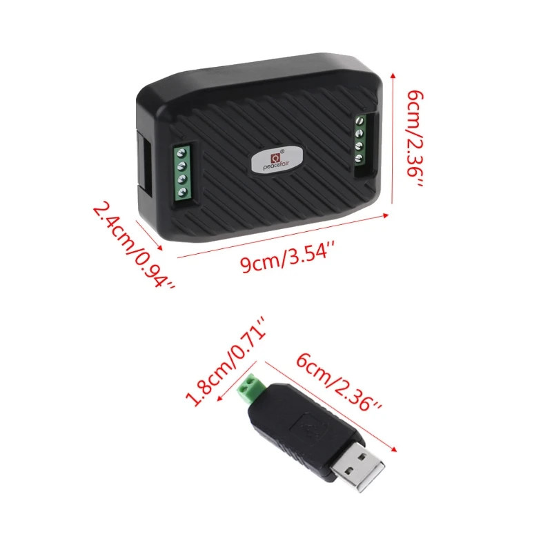 AC 10A Напряжение Ток энергия Гц Коэффициент мощности RS485 Modbus модуль w USB к RS485