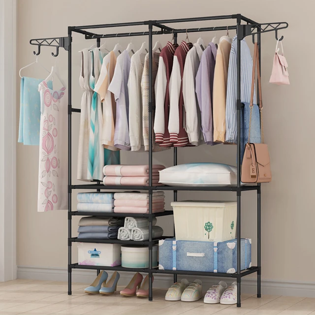 Perchero De Piso Armario Organizador Closet Colgador Ropa