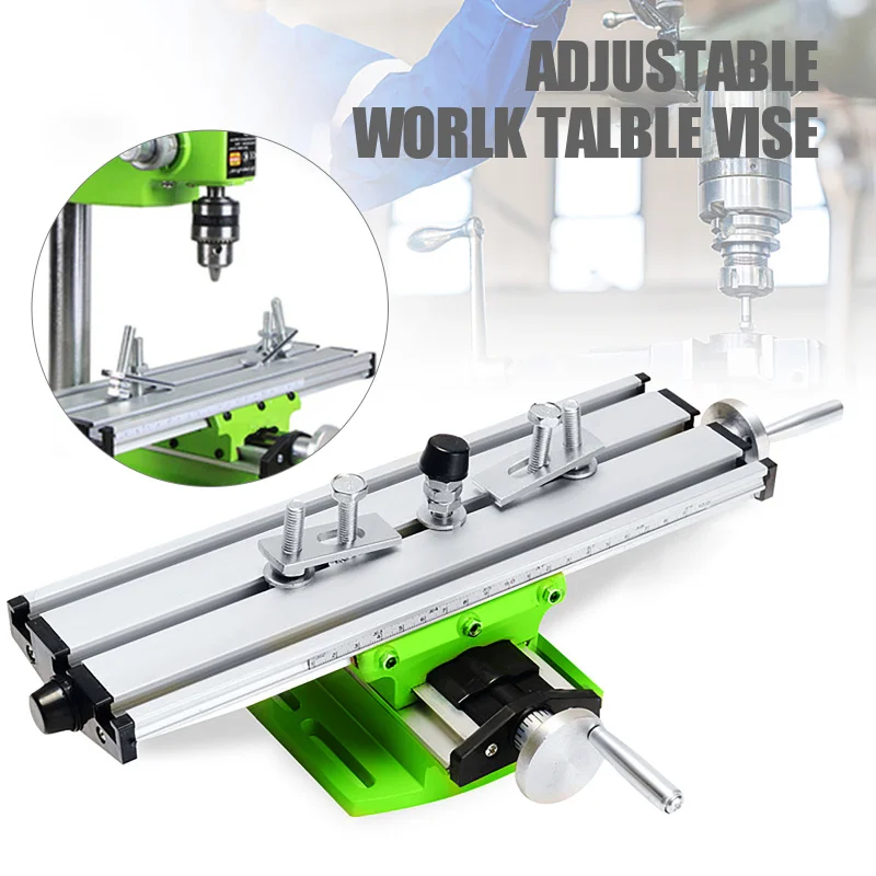 

Hot Precision Multifunction Milling Machine Bench Drill Vise Fixture Worktable X Y-Axis Adjustment Coordinate Table Parallel-jaw