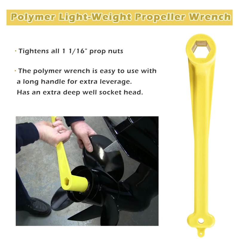 Marine / Boat Prop Propeller 1-1/16 Wrench & Prop Stop Block Kit - Mu – JSP Manufacturing
