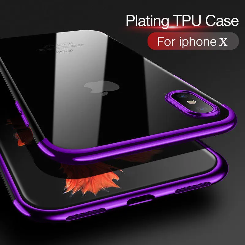 Блестящие чехлы для iPhone XR XS Max 5S, 6, 6 S, 7, 8 Plus, силиконовый чехол для Apple iPhone 11 Pro Max, чехлы, прозрачный мягкий ТПУ протектор
