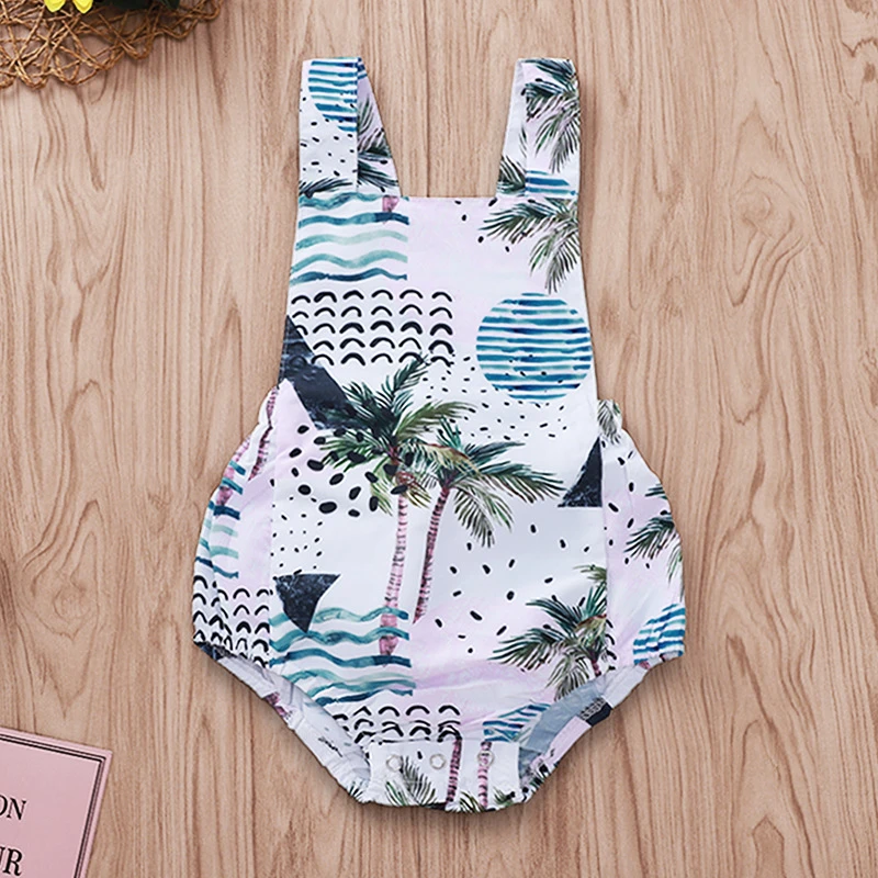 19 Bebe Fille Fleur Body Sans Manches Dos Nu Soleil Costume Infantile Bulle Bebe Fille Enfant En Bas Age Ete Body Plage Tenue Aliexpress