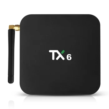 

TX6 TV Box android 9 Allwinner H6 4GB 32GB 64GB EMMC 2.4 5GHz WiFi BT4.1 Support H.265 Bluetooth 4.0 WIFI