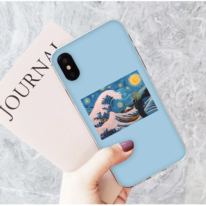 Great art aesthetic van Gogh Mona Lisa painting David