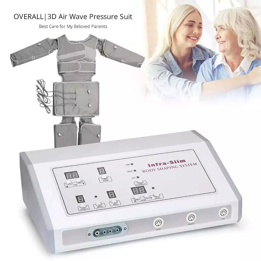 Professional Air Pressure Heating Slimming Full Conjoined Negative Body Shaper Massage Device for Spa_voghion.com