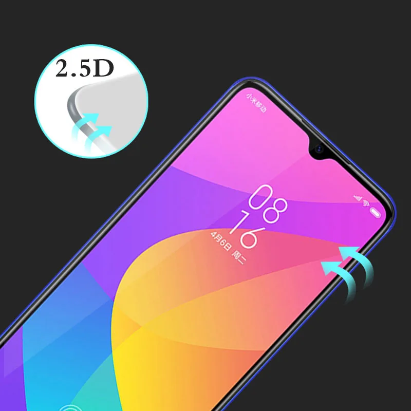 Полное покрытие закаленное стекло для Xiao mi CC9 9 Lite 9lite защитный экран протектор Xiao mi C9 9 светильник 9 светильник Защитная пленка для телефона 9H