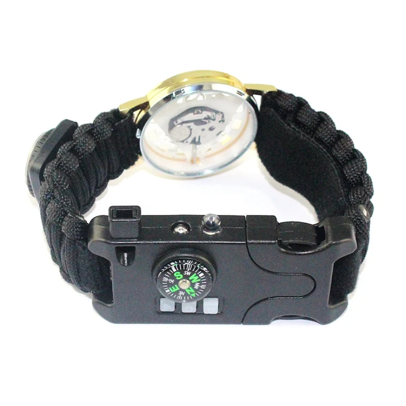 Полевое, для выживания мужские плетеные браслеты многофункциональный браслет походные спасательные часы для кемпинга аварийный инструмент для кемпинга