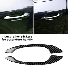 

Dust-proof 4Pcs Exquisite Adhesive Door Handle Sticker Anti-peel Door Handle Decal Compact