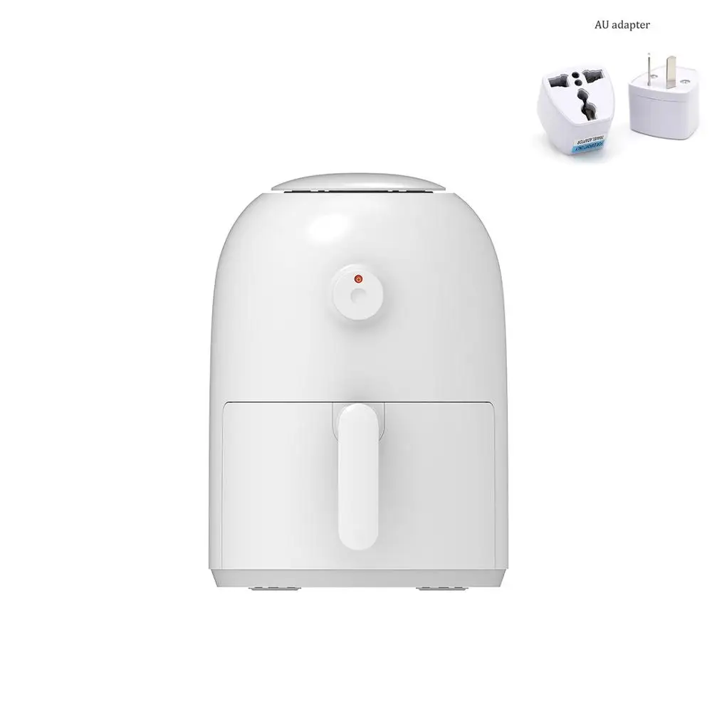 Add AU Adapter Новейший Xiaomi Mi горшок 2L 800 Вт Onemoon Air фритюрница бытовой Интеллектуальный без дыма высокой емкости Электрический Фритюрница прибор для нарезки фри - Цвет: Add AU Adapter