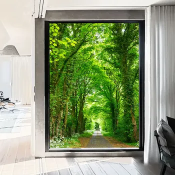 

3D three-dimensional wall sticker door tile film window frosted glass sticker light opaque toilet bathroom anti-peep