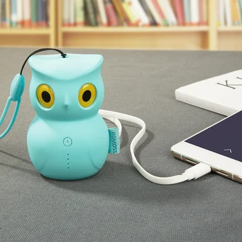 

ROMOSS 5200mAh Power Bank Perfect Owl Personalized Gift 2.1A Output Portable Charger ForiPhone For Samsung For Smartphones