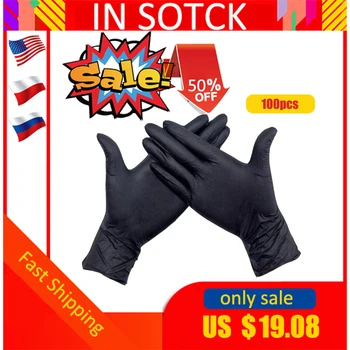 

100PCS/SET Household Cleaning Washing Disposable Mechanic Gloves Laboratory Nail Art Anti-Static Gloves