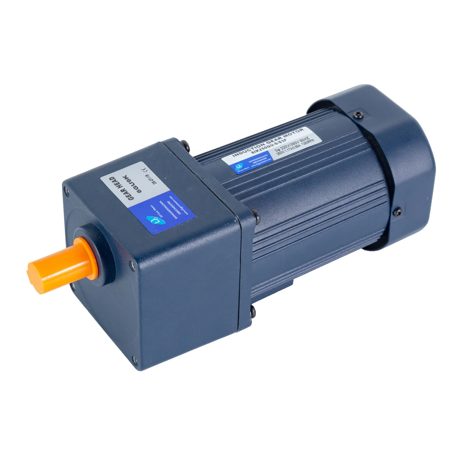 

Capacitor running single phase AC gear motor