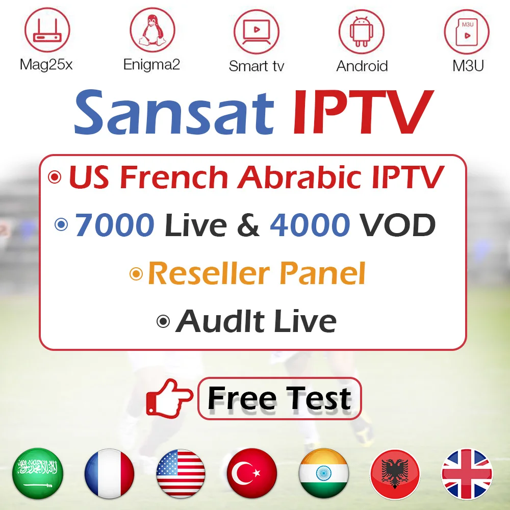 Günstige Beste Amerika IPTV Abonnement Francais Arabisch Europa XXX Erwachsene IPTV Unterstützung M3u Enigma2 Smart TV IOS Android TV box Sansat IPTV