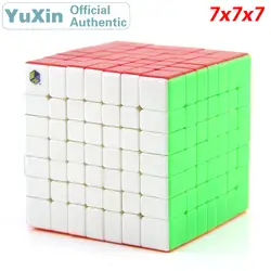 YuXin ZhiSheng HuangLong 7x7x7 волшебный куб 7x7 профессиональная скоростная головоломка Teasers Развивающие игрушки для детей