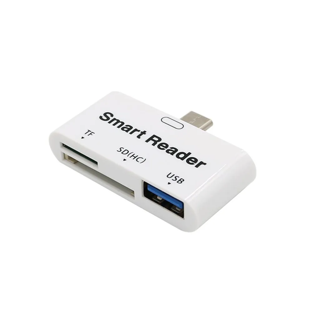 Type C и Micro USB и USB 3 в 1 OTG кард-ридер высокоскоростной USB2.0 Универсальный OTG TF/SD для Android компьютера удлинители