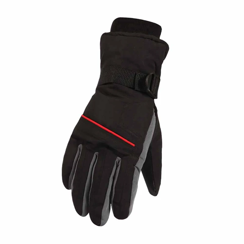QJ2251B Мужские перчатки на полный палец для катания на лыжах, толстые водонепроницаемые теплые перчатки, зимняя одежда для езды на мотоцикле, велосипедная спортивная одежда, аксессуары - Цвет: QJ2251B