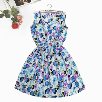 

Cdjlfh New Off Shoulder Blue Rose Summer Dress Women White Strap Chiffon Beach Boho Party Sexy Dresses Vestido Furits