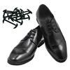 12pcs/set 3 Size Men Women Leather Shoes Rubber Silicone Shoelaces For Shoes Lazy No Tie Shoelaces Elastic White Black Brown ► Photo 1/6