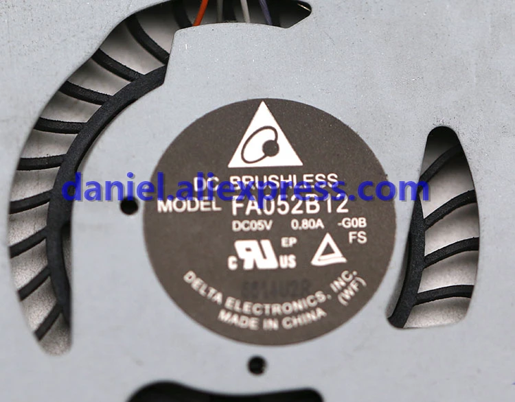 DELETA FA052B12-G0B 5V 0.80A просо Pro13 Air 13,3 вентилятор для ноутбука