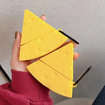 

3D Earphone Case For Airpods Pro Case Cute Silicone Cheese Butter Headphone/Earpods Cases For Apple Air Pods 3 Pro Cover