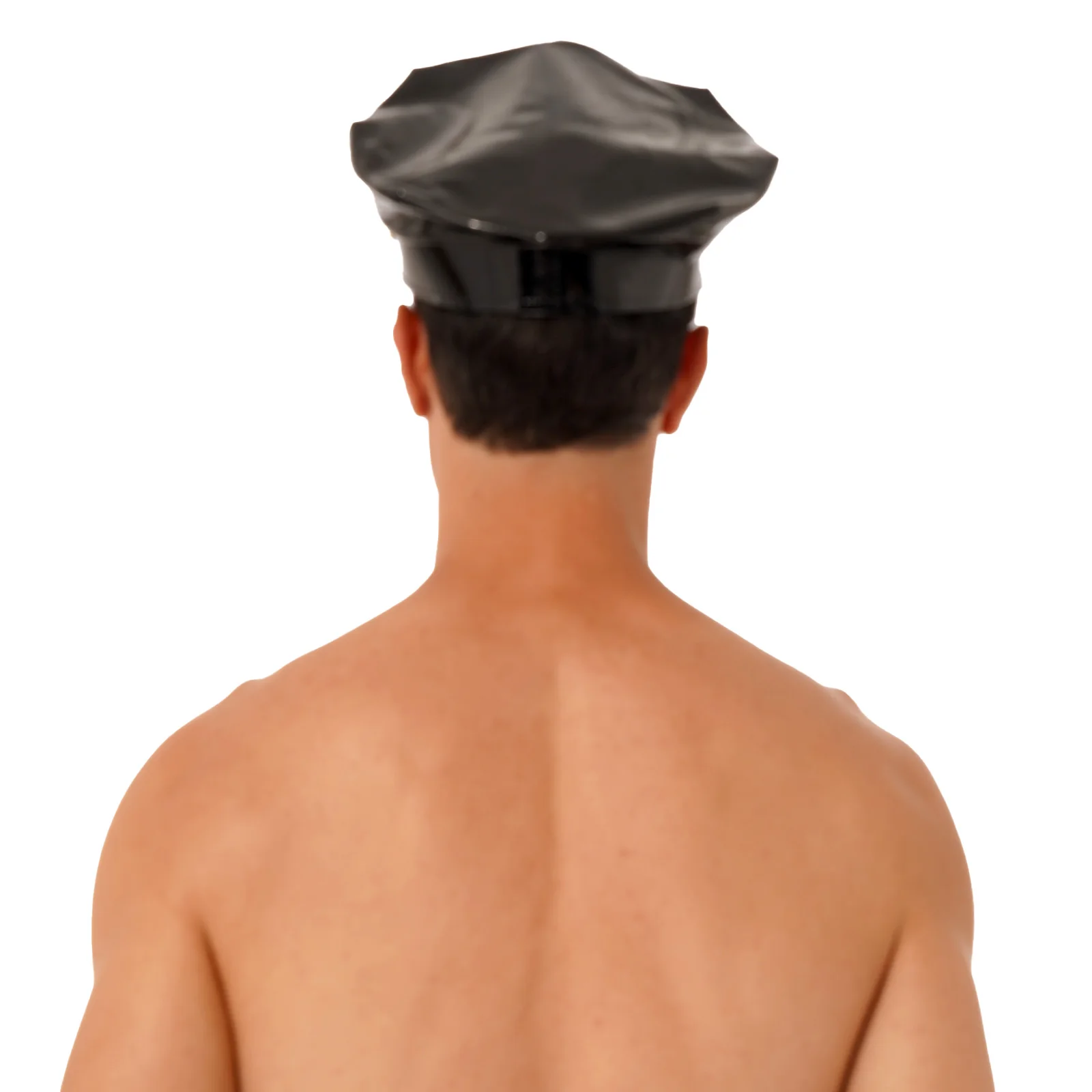 Police Captain Role Play Hat Halloween Cop Offier Cosplay Theme Party Costume Accessories Stage Performance Props Cap for Men