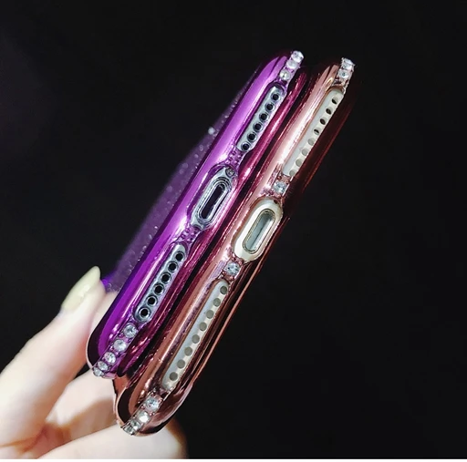 Shiny Bling Diamond Glitter Case for Samsung A10 A20 A20E A30 A30S A40 A50 A50S A70 S8 S9 S10 5G Note 10 Plus 9 8 Soft TPU Cover