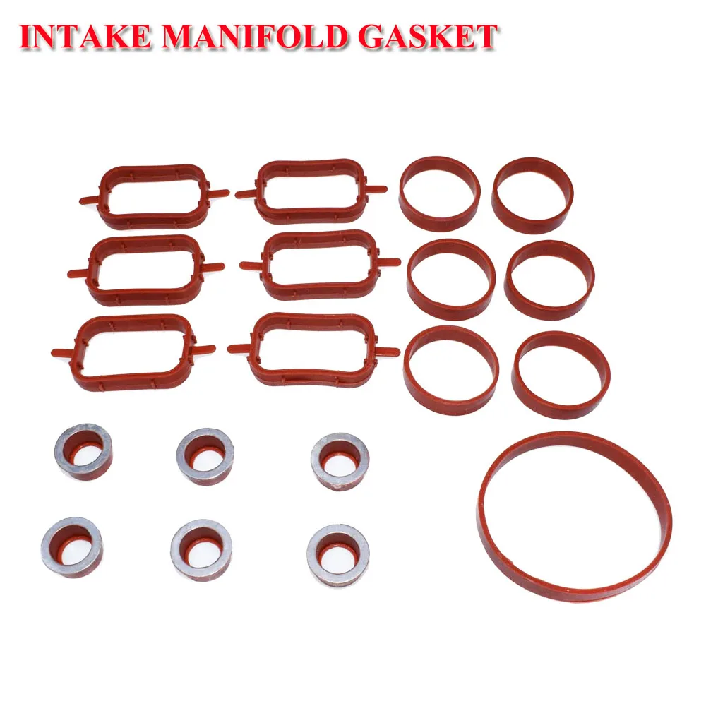 Впускной впускной коллектор прокладка уплотнения для BMW M57 E39 E60 E46 E38 E53 E83 E65 E61 E65 E70 E71 E92 X3 X5 X6 11612246945 13547792098