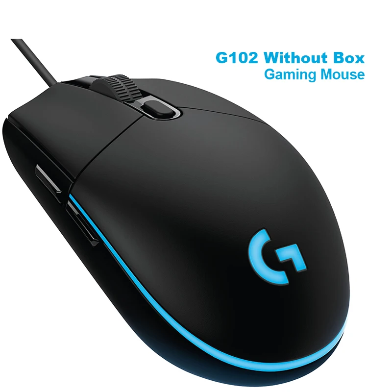 G102 Without Box Logitech G502 HERO High Performance Gaming Mouse with 16,000DPI Programmable Tunable LIGHTSYNC RGB for Mouse Gamer Hero Sensor - Цвет: G102 Without Box