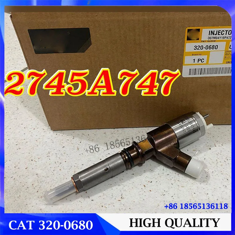 

Good Quality Injector 2645A747 3200680 Common Rail Injector 320-0680 for Caterpillar C6.6 C4.4 Engine Fuel Injector Nozzle