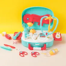 Детские развивающие игрушки, для Для детей аптечка играть саквояж набор игрушек для мальчиков и девочек ролевые игры 16 шт./компл