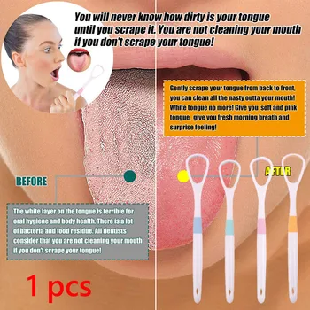 

Tongue Cleaning Brush And Tongue Scraper Can Remove Bad breath-professional Tongue Brush For Fresh Breath Dropshipping #