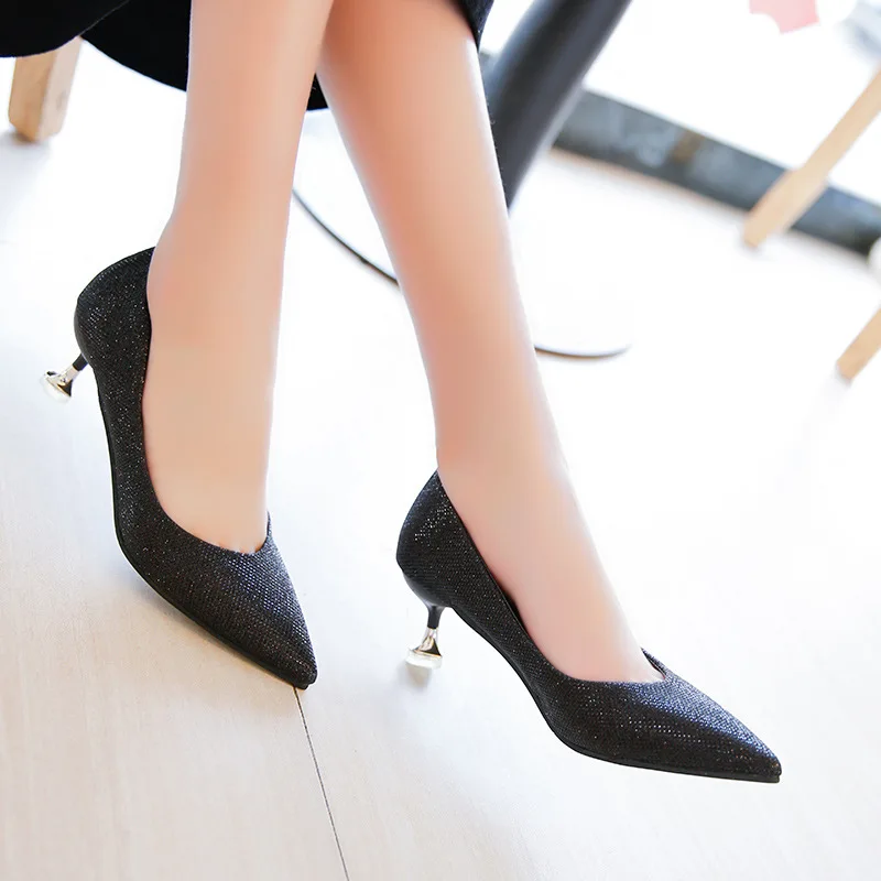 

SOURCE Quality Red Wedding Shoes Cat with Pointed-Toe High Heel Shoes Women's Thin Heeled Bridal Shoes Versatile Etiquette Semi-