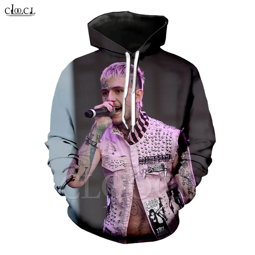 Новинка, популярный рэпер Lil Peep, мужская и женская толстовка, 3D принт, длинный рукав, толстовка с капюшоном, в стиле хип-хоп, уличная одежда, повседневные, парные Топы