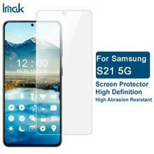 Imak braço transparente macio à prova de explosão superfície wearproof película de proteção para samsung galaxy s21 s21 plus 5g protetor de tela