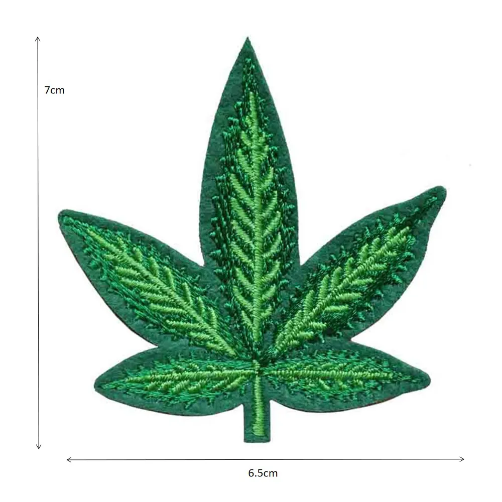 Stoner Smiley Pot Leaf Face Weed retro boho hippie Face US Flag Alien UFO Embroidered iron on patch - Цвет: Антикварная бронза