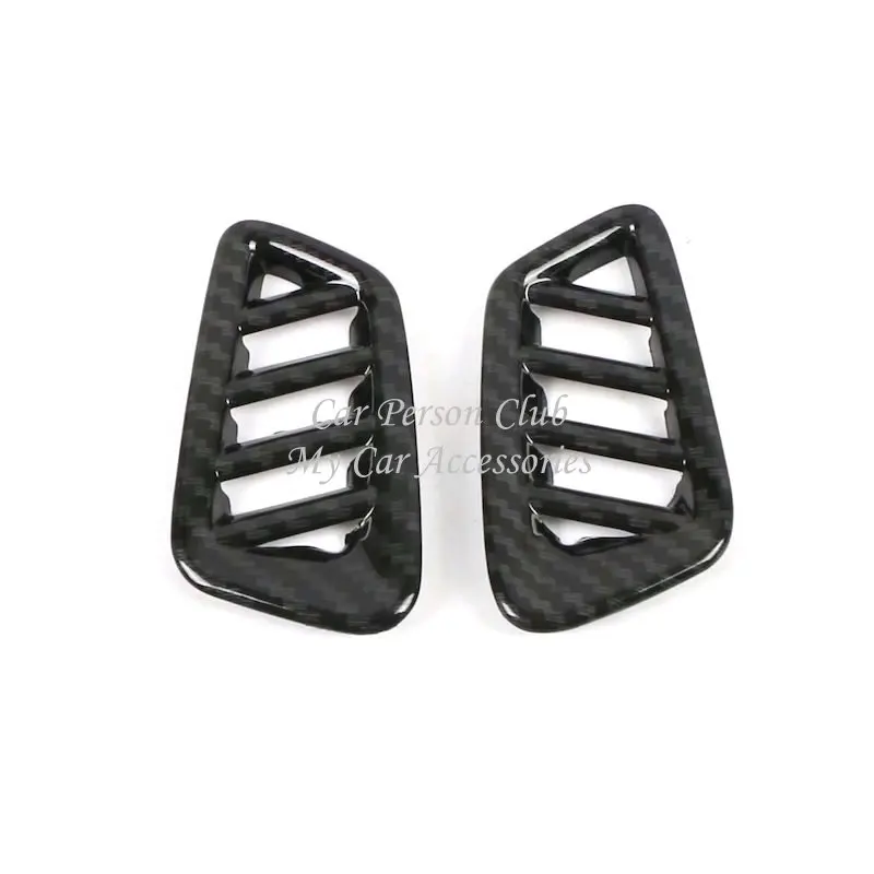 05-ABS Chrome Black Для Nissan Sylphy боковой выход кондиционера вентиляционная крышка защита молдингов отделка из нержавеющей стали аксессуары для салона автомобиля - Название цвета: 05-ABS Chrome Black