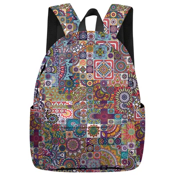 

Colorful Pattern Texture Totem New Fashion Backpack Casual Travel Simple Backpack Men and Women Backpack