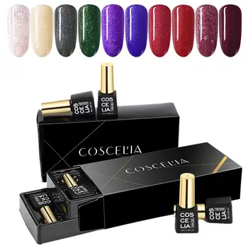 

COSCELIA Advanced Gel Nail Polish Set 6/10PCS Set For Gel Varnish 8ML Nail Kit Manicure Set For Nail Art Gel Polish Set Manicure