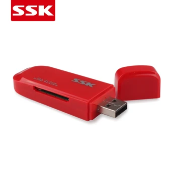 

SSK All-in-1 USB2.0 Card Reader Super Speed Read Multi Memory Card for Computer Laptop Smart USB Card Reader SCRM060