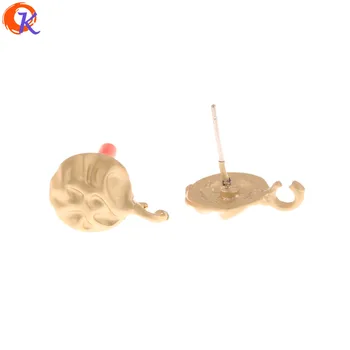 

Cordial Design 100Pcs 11*16MM Jewelry Accessories/Earrings Stud/Hand Made/Soft Pin/Matte Gold/DIY Making/Earring Findings