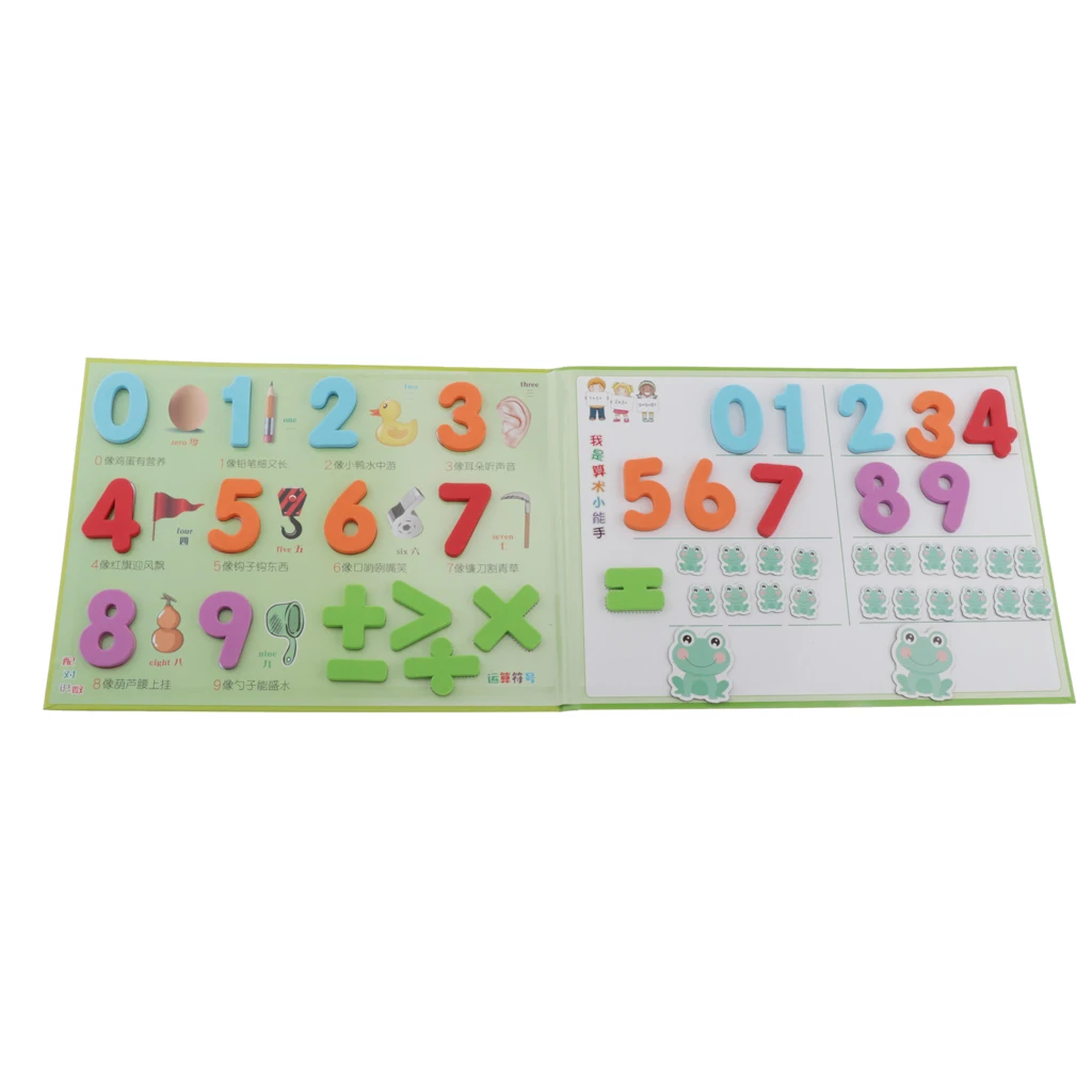  Magnetic Numbers and Symbols & Board Box Educational Toy for Preschool Learning Spelling Counting T - 4000563436898