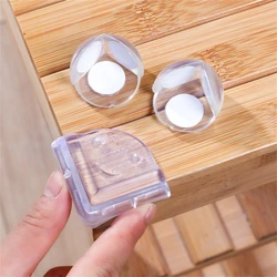 Protecteur de coins de meubles Anti collision pour enfants, sécurité des coins de Table pour bébé, épais et Transparent, maison, 4 pièces 