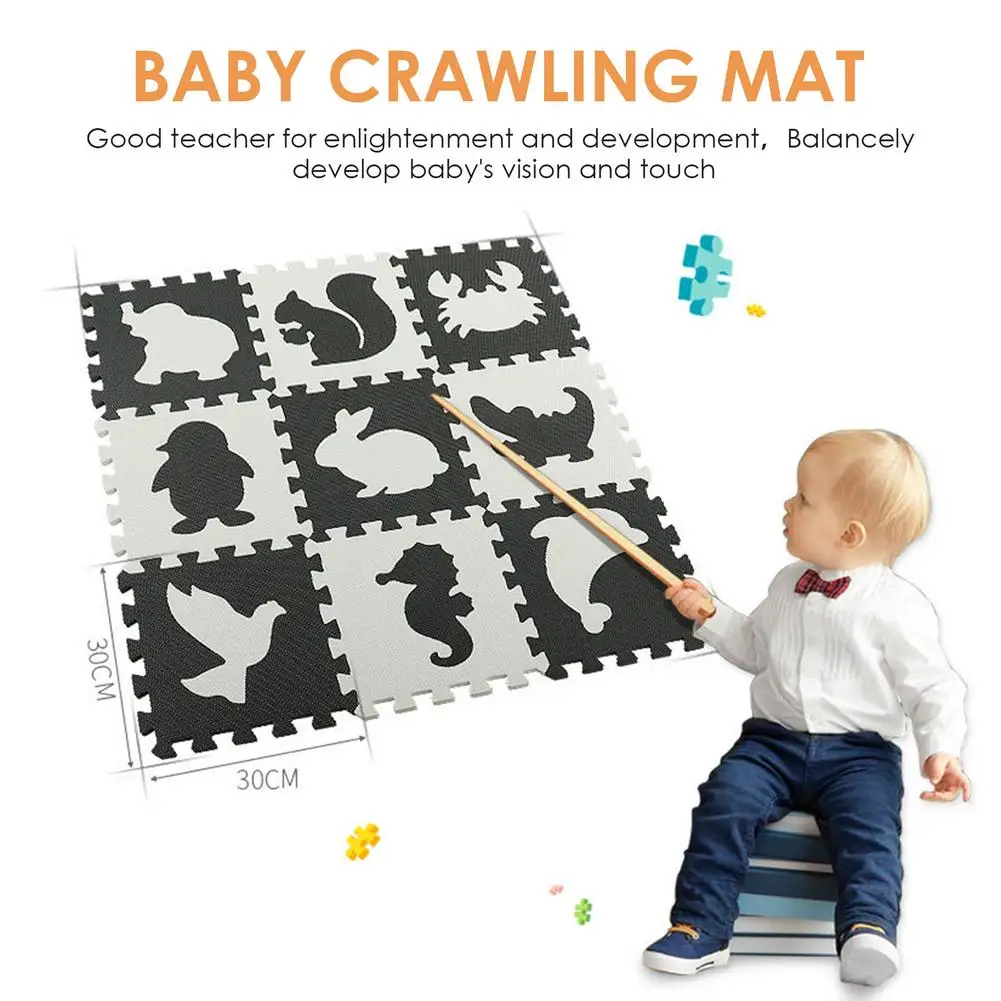 

Baby Crawling Mat Puzzle Game Foam Brick Non-toxic Floor Mat Baby Crawling Mat Stitching Fun Foam Mat Child Climbing Mat Baby